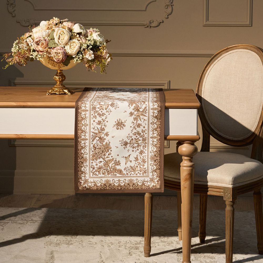 ДОРОЖКА " ROYAL GARDEN" 40Х146СМ ,БЕЛЫЙ ,100% ХЛОПОК ,ТВИЛ С ПРОПИТКОЙ