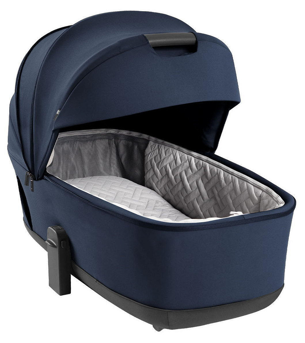 Коляска Carrello Alfa CRL-6522 2025 Cybex Aton S2 i-Size Lava Grey 3 в 1 Denim Blue