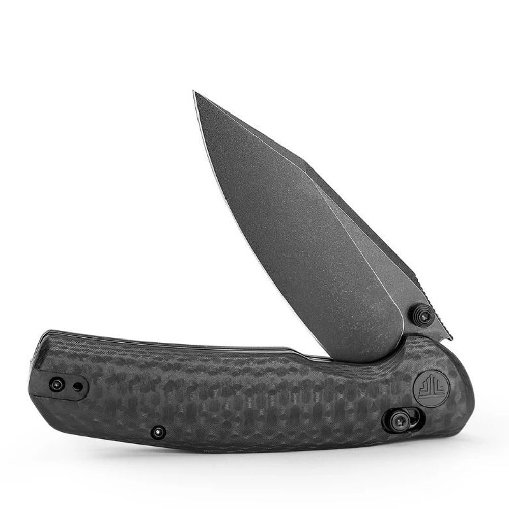 Складной туристический нож TRIVISA Hornet-CG клинок 14C28N рукоять G10 (черный-черный)