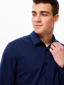 Сорочка GREG 240/238/NB/SZR STRETCH "Однотон."