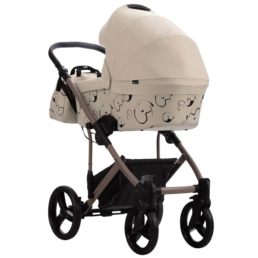 Коляска 2в1 Bebetto MAGNUM LIGHT SE light se 08 (св.бежевый) бежевая рама