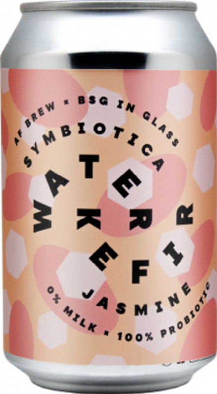 Водяной кефир Аф Брю Симбиотика Вотер Кефир Жасмин / AF Brew Symbiotica Water Kefir Jasmine 0.33 - банка