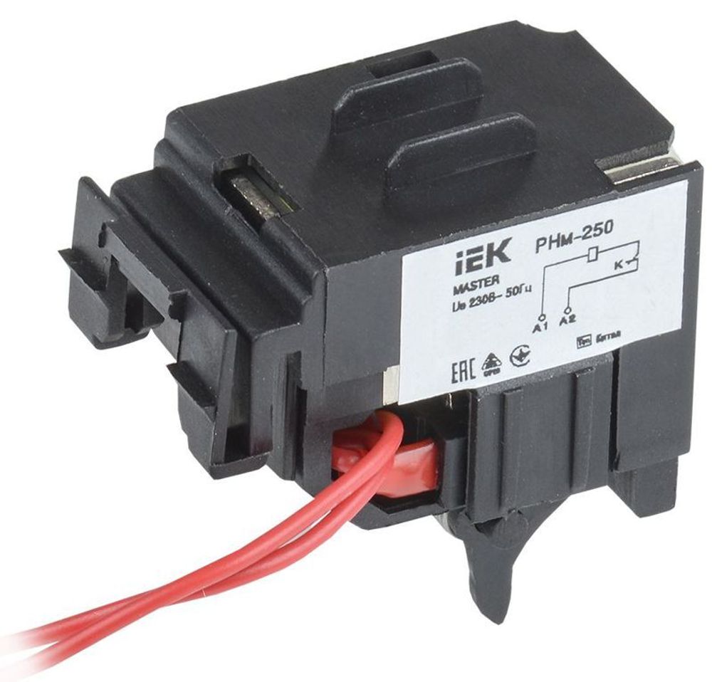 Расцепитель независимый РНм-250 (РНм-35) 220В MASTER IEK SVA30D-RN-02 Расцепитель независимый РНм-250 (РНм-35) 220В MASTER IEK SVA30D-RN-02