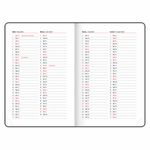 Ежедневник датированный 2025, А5, 138x213 мм, BRAUBERG "Favorite", под кожу, темно-синий, 115761