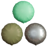 Фольгированный шар-круг, матовый, в зеленых оттенках, 46 см