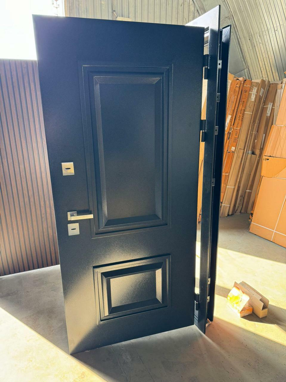 Дверь входная Протерма Багет Букле антрацит