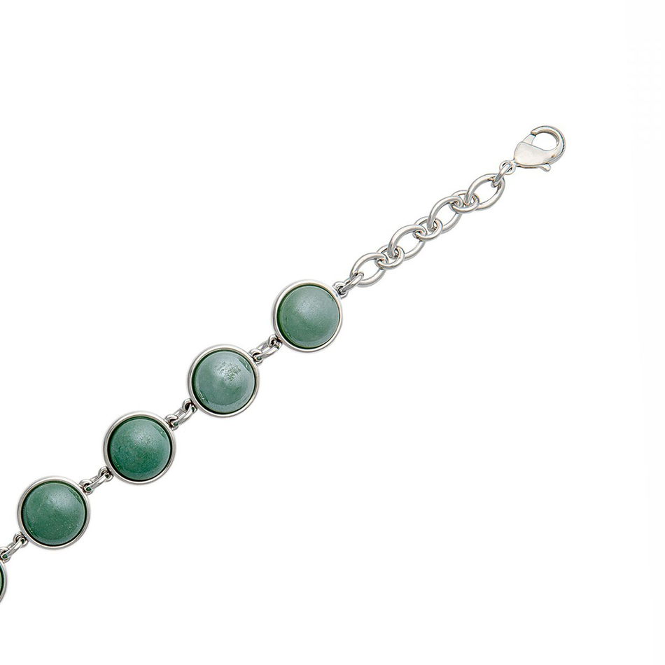 Браслет классический Possebon Pearl Green Quartz C1362.16 G/S