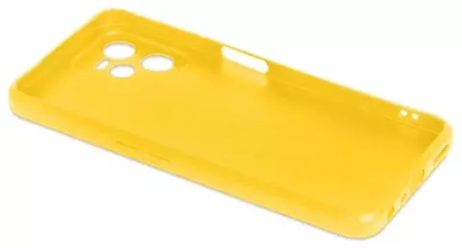 Силиконовый чехол для Realme C35 yellow DF