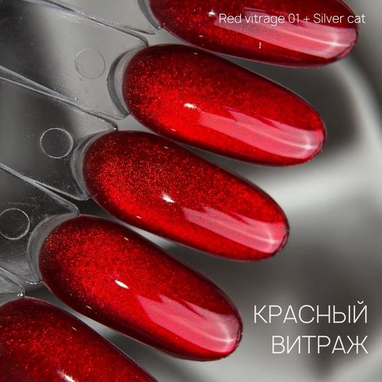 Гель лак Red Vitrage Galaxy №01, 8g