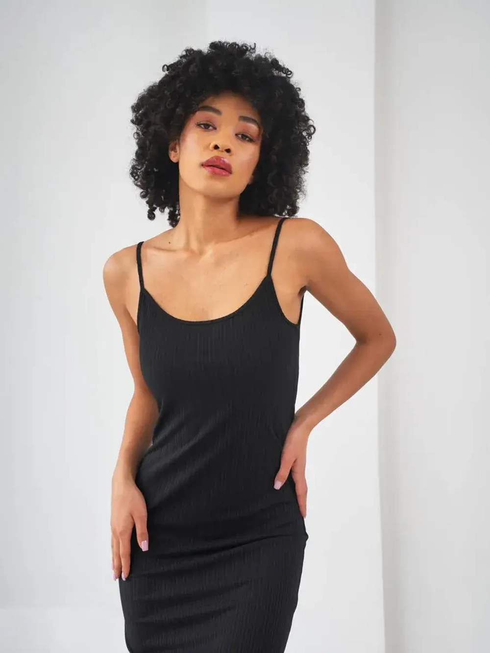 Платье летнее трикотажное лапша