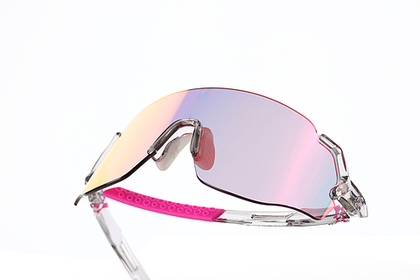 Спортивные очки с диоптриями HILX Savage (L) Shiny Crystal Grey Pink / Pink Lens