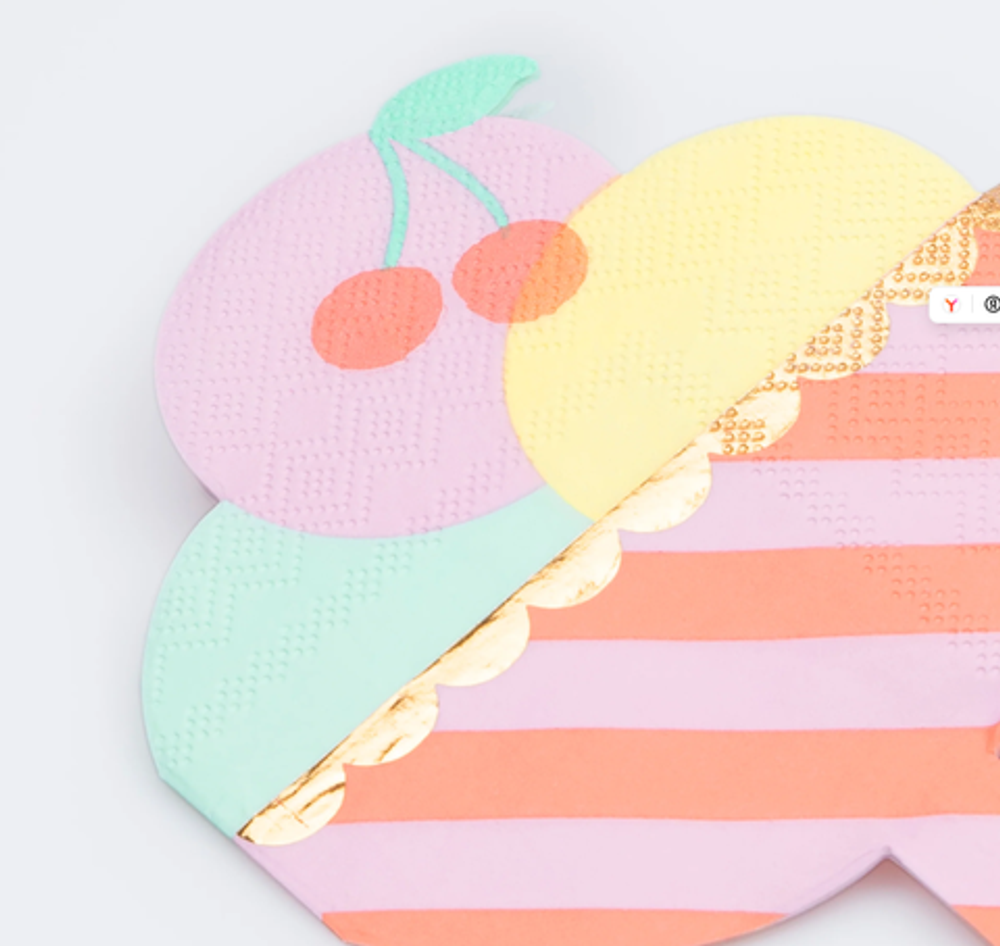 Салфетки "Мороженое" 16 шт. (12 х 16 см)