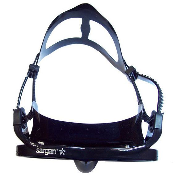 Маска Sargan Дельта Черный силикон Черная рамка