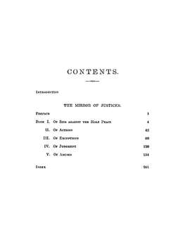 The Mirror of Justices | Horne Andrew
