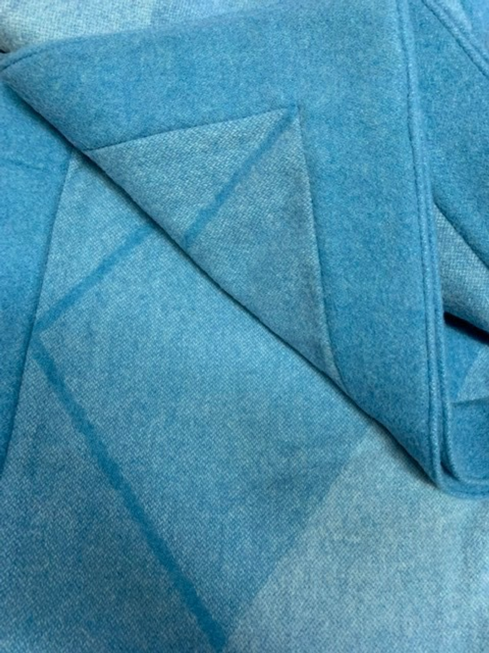 Плед 140х190 Blumarine Lana Blu Laguna синий вид