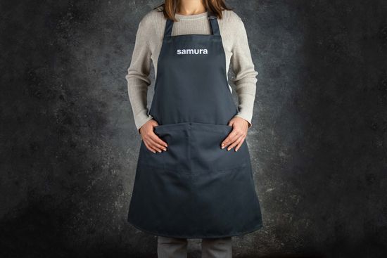 Фартук Samura большой, серый SAP-01G