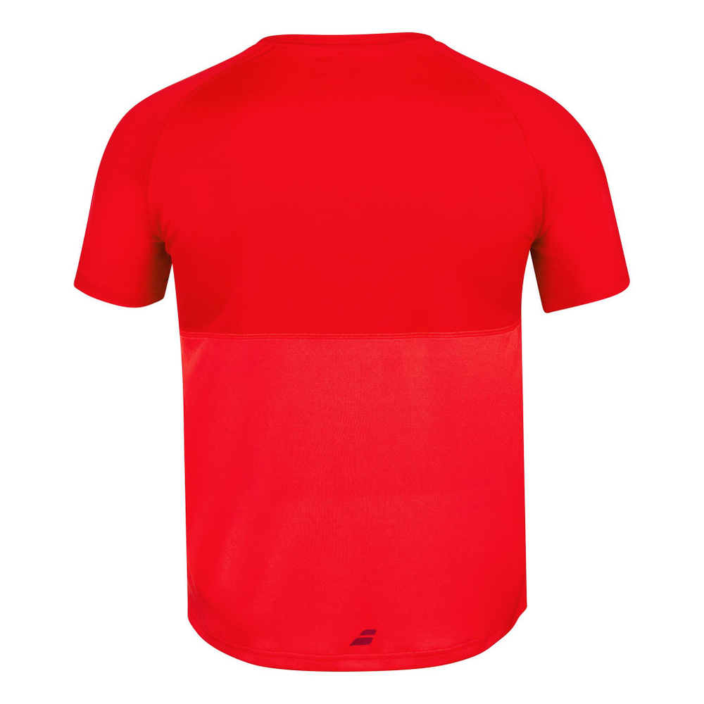 Мужское теннисное поло Babolat Play Crew Neck T-Shirt Men - Red