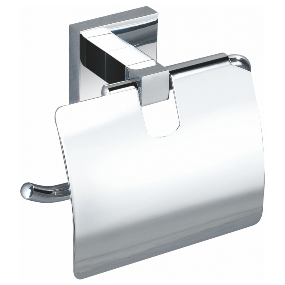 Держатель для туалетной бумаги с крышкой WONZON & WOGHAND POLO, Хром (WW-8926)