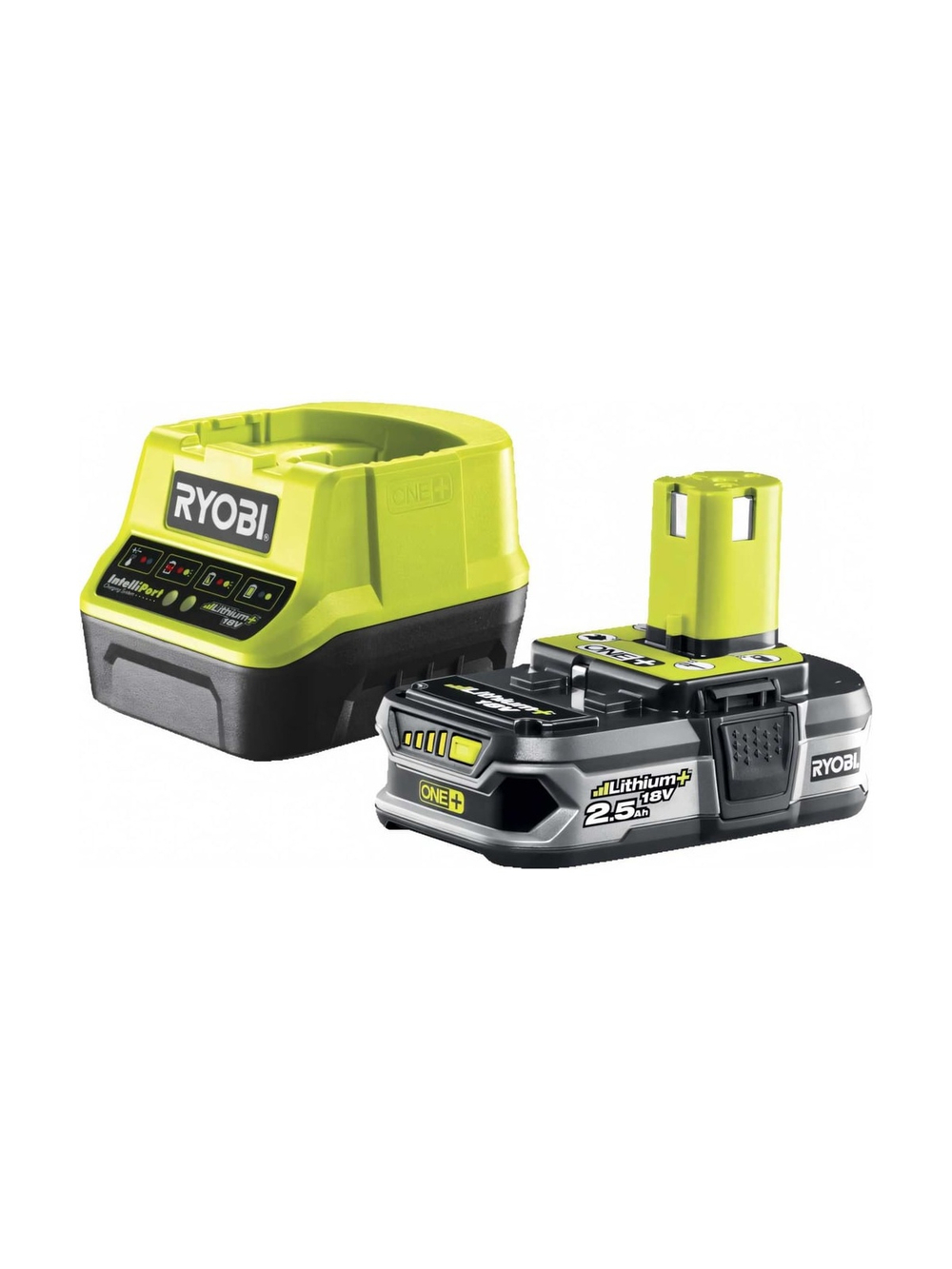 Набор Ryobi ONE+ RC18120-125 5133003359 аккумулятор (18 В; 2.5 А*ч; Li-Ion) и зарядное устройство RC18120