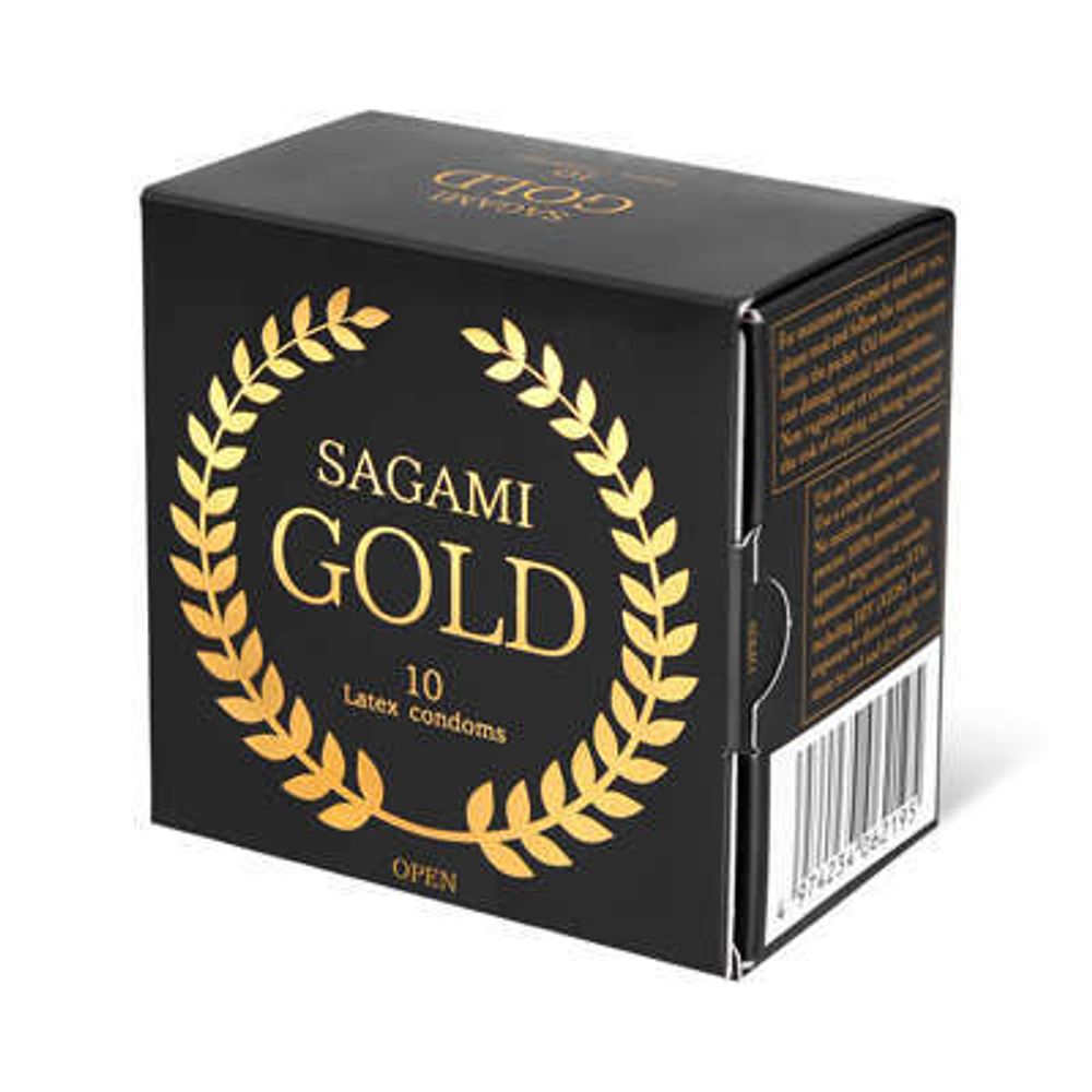 Презервативы Sagami Gold 10 шт.