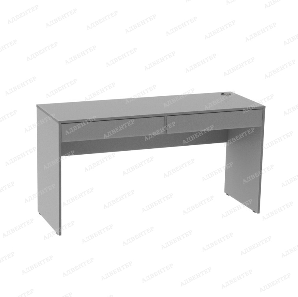 Письменный стол двухместный с ящиками