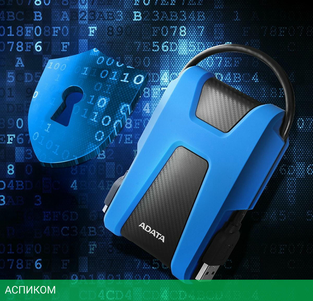 Внешний накопитель A-Data HD680 1Tb AHD680-1TU31-CBL синий