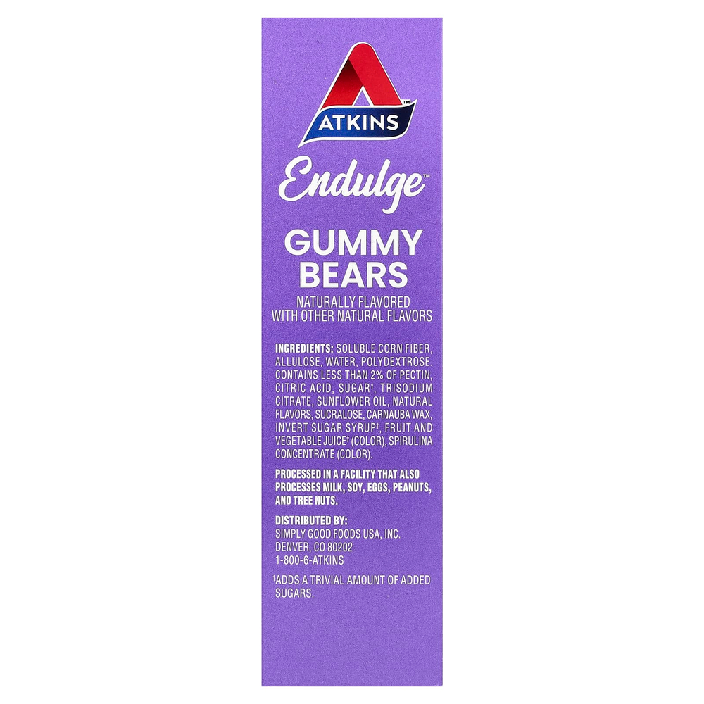 Atkins, Endulge ™, жевательные мишки, 6 пакетиков по 30 г (1,06 унции)