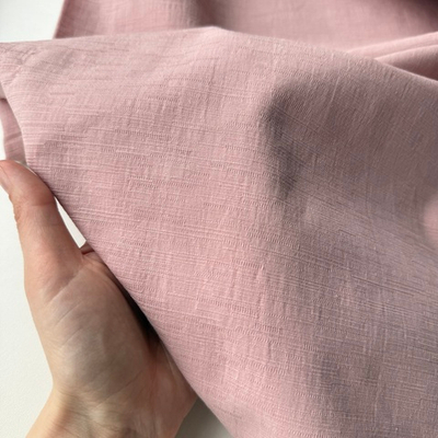 Фактурный хлопок «Рельеф» Пудрово-розовый