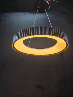 Люстра подвесная светодиодная Lanbos Piano, 120 Вт LED, 30 кв м, черная