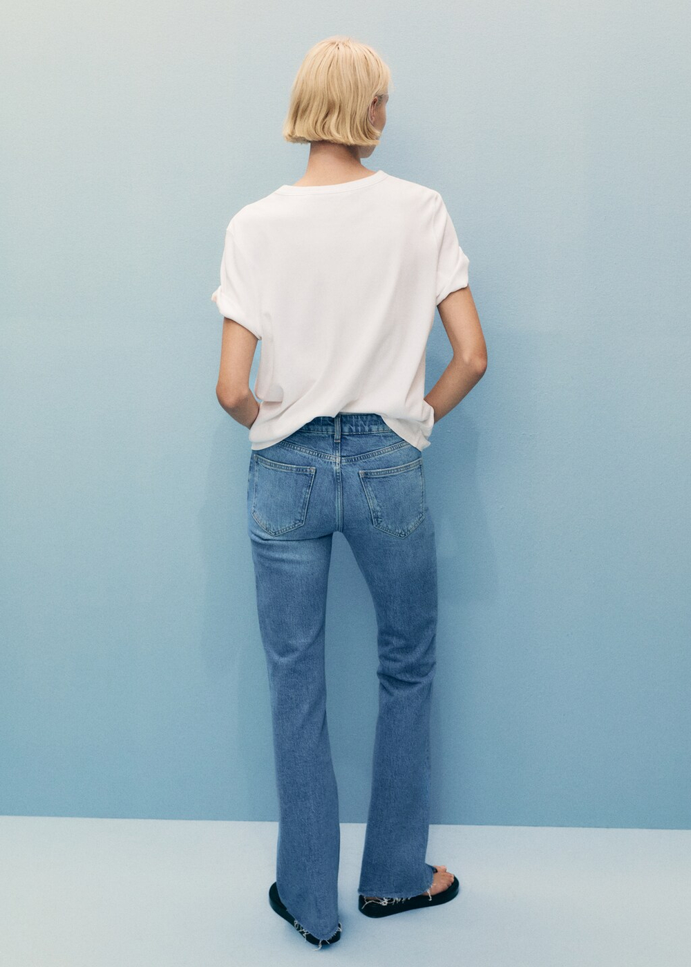 Джинсы flare Fiona с посадкой на талии