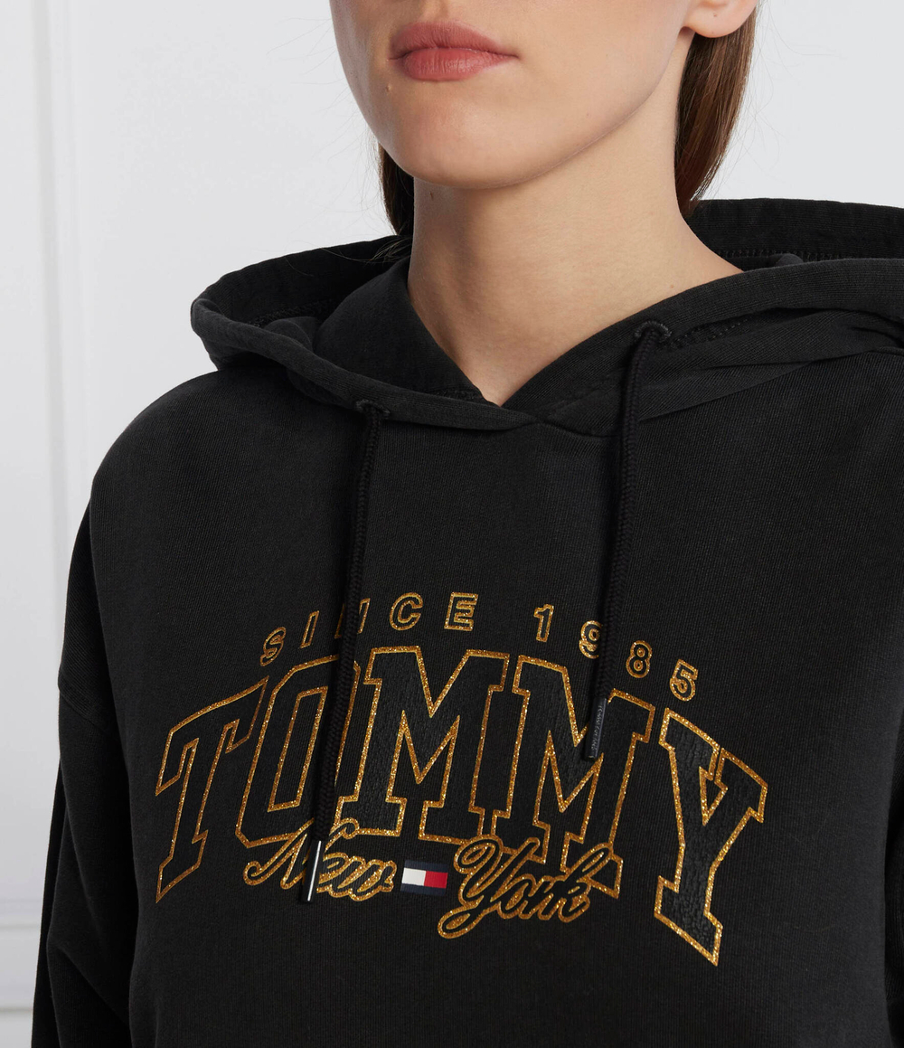 Худи LUXE VARSITY Tommy Jeans - черный(DW0DW16410)