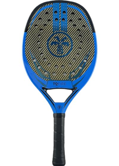 Ракетка Fire синяя Turquoise с Итальянским нанесением "Glipper"