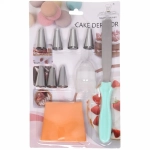 Набор кулинарный 4в1 (лопатка кондитерская, кондитерский мешок,насадки)