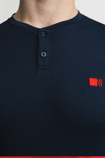 Longsleve Slim-Fit Blue