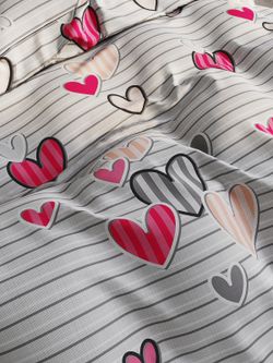 Простынь бязь Сказка "Сердца" 200x215 см