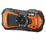 Компактный фотоаппарат Ricoh WG-80 оранжевый с черным