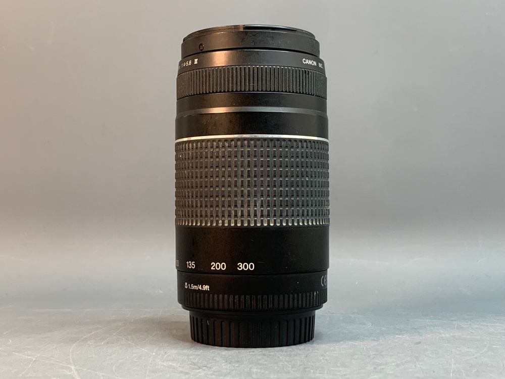 Canon EF 75-300mm 4-5.6 III, изредка шумит при автофокусе