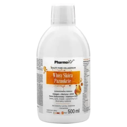 Pharmovit Hair Skin Nails диетическая добавка, 500 мл