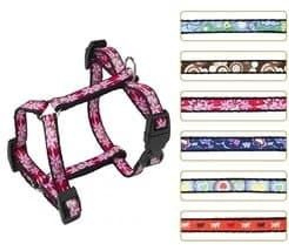 Шлейка FANTASIA XXS нейлон для кошек и мелких собак