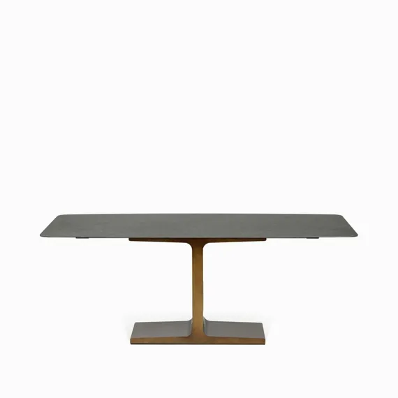 Обеденный стол Axen 200х95 см, черная керамика