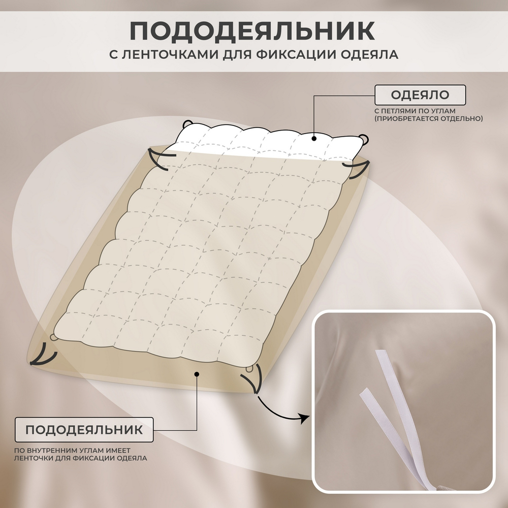 Комплект постельного белья Однотонный Сатин Премиум OCP002