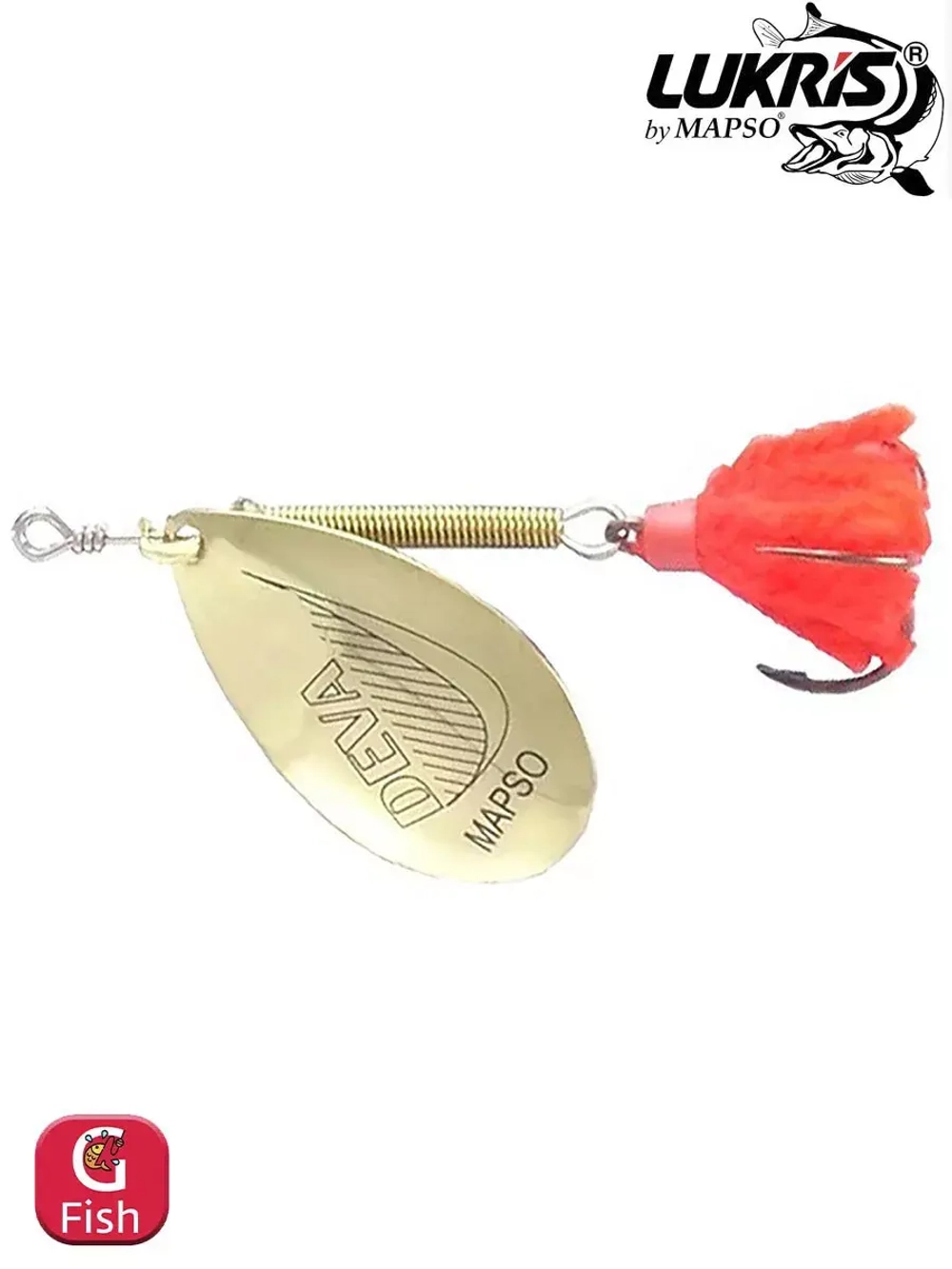 Блесна вертушка DEVA, 1, O, 1 гр 45 мм