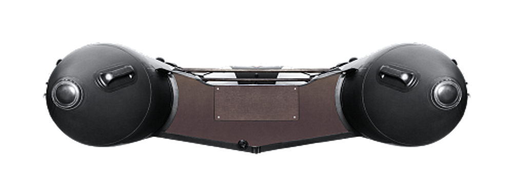 Лодка ПВХ Ривьера Максима 3800 СК "Комби светло-серый/черный