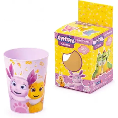 Стакан Лунтик 0,35л (комплект 24 шт)