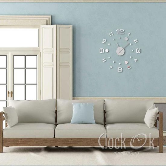 Настенные 3D часы Radius