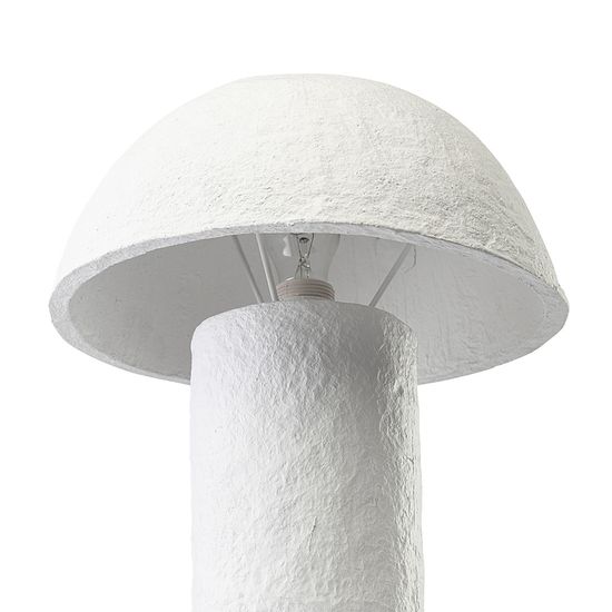 Лампа настольная texture sleek, D32x42 см, белая