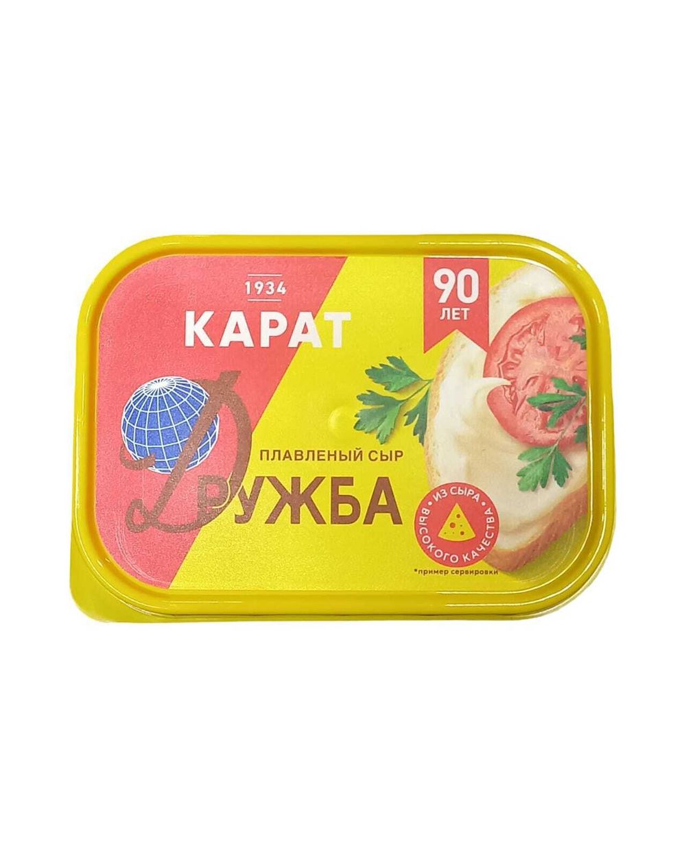 Сыр плавленный "Карат" дружба сливочный  400г