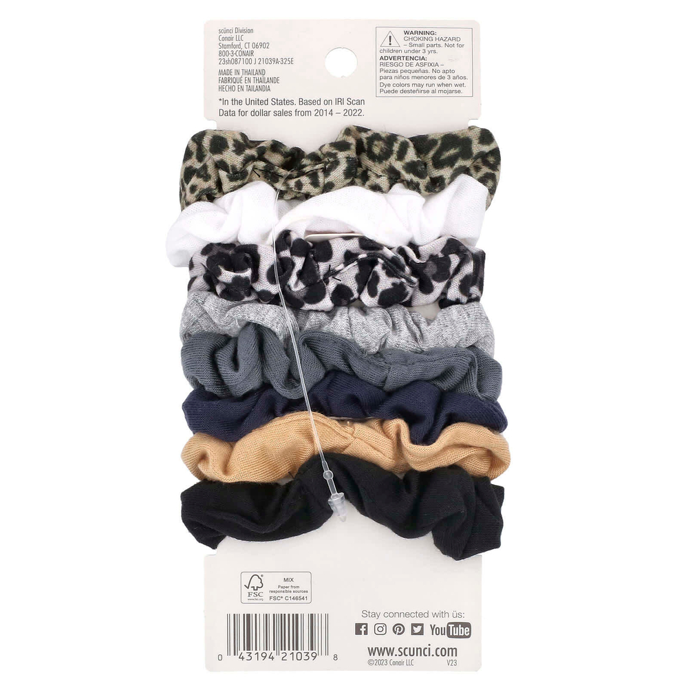 Scunci, Scrunchie®, ассорти, 8 шт.