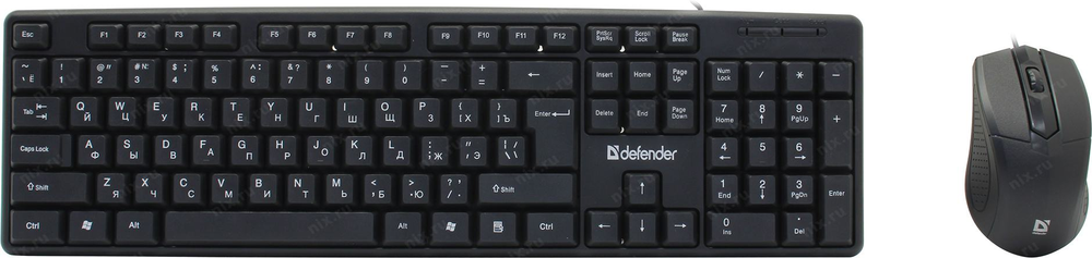 Комплект Defender Dakota C-270 (Кл-ра USB, Мышь USB, 3кн, Roll) &lt;45270&gt;