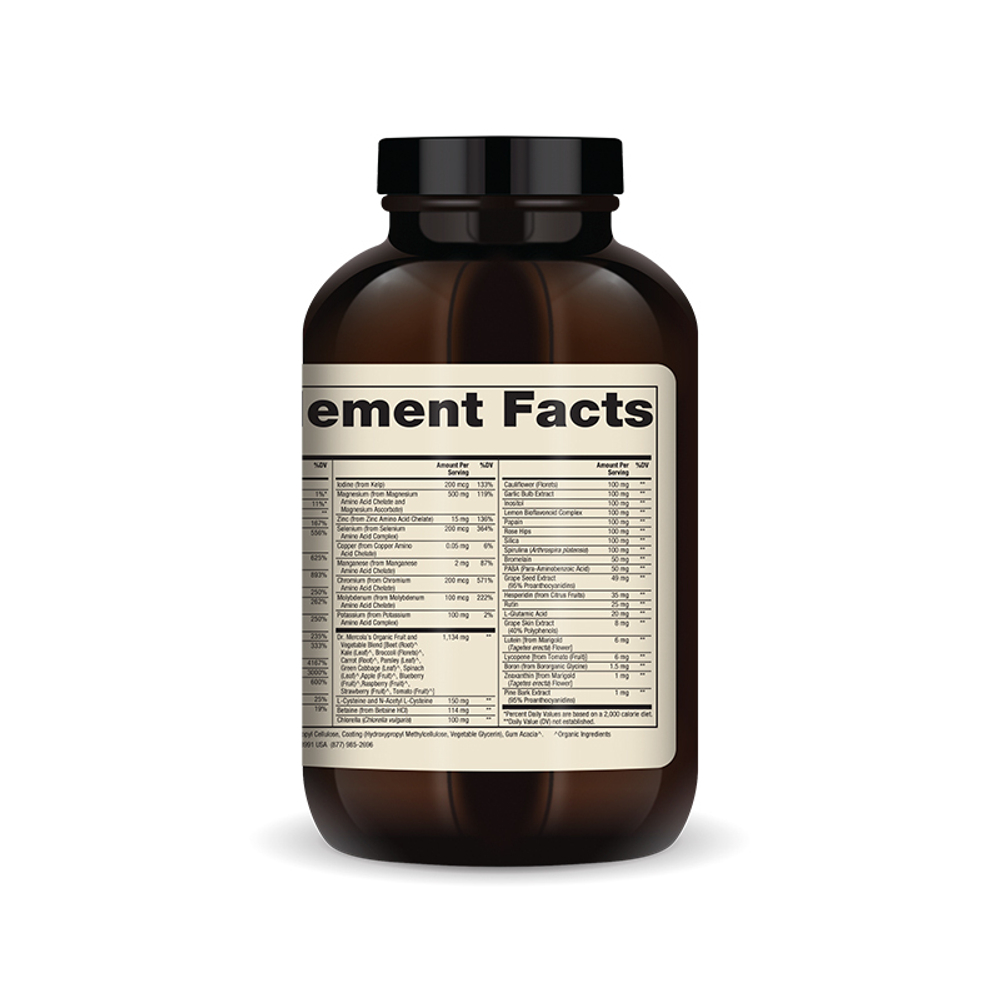 Whole-Food Complex with added Multivitamin plus Vital Minerals 240 таблеток Dr.Mercola